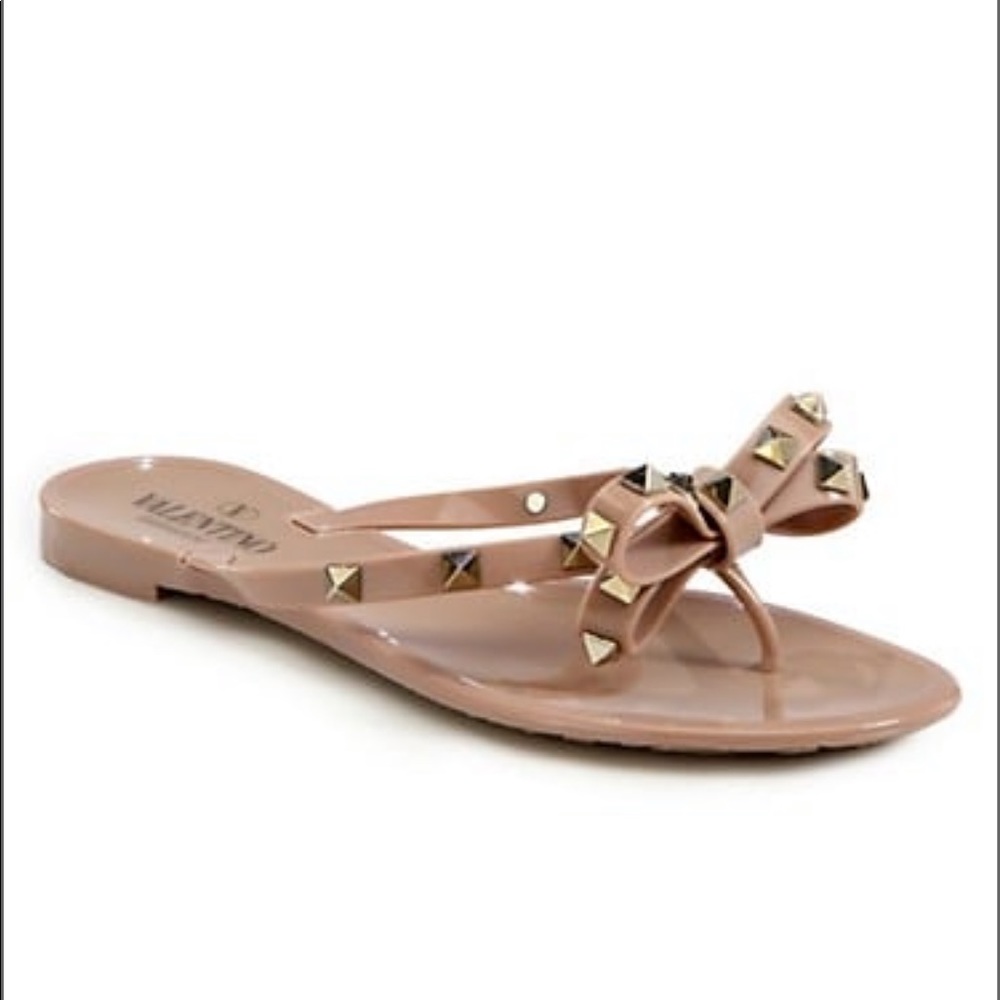 rockstud jelly sandals